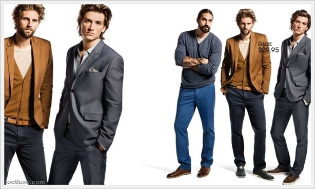 Uomo fashion style HM Divided line con Oscar - moda  primavera estate 2012-1