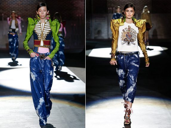 Jeans in stile grunge Dsquared2