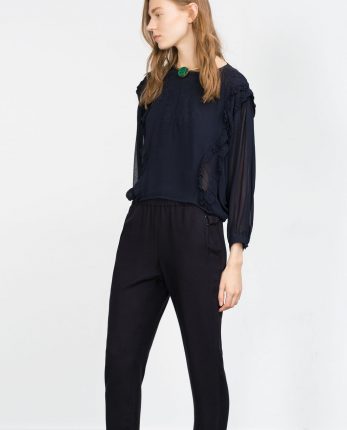 Camicia in georgette Zara primavera estate